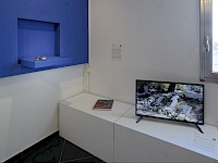 Installation view: Shoes for nowhere & Down by the sea